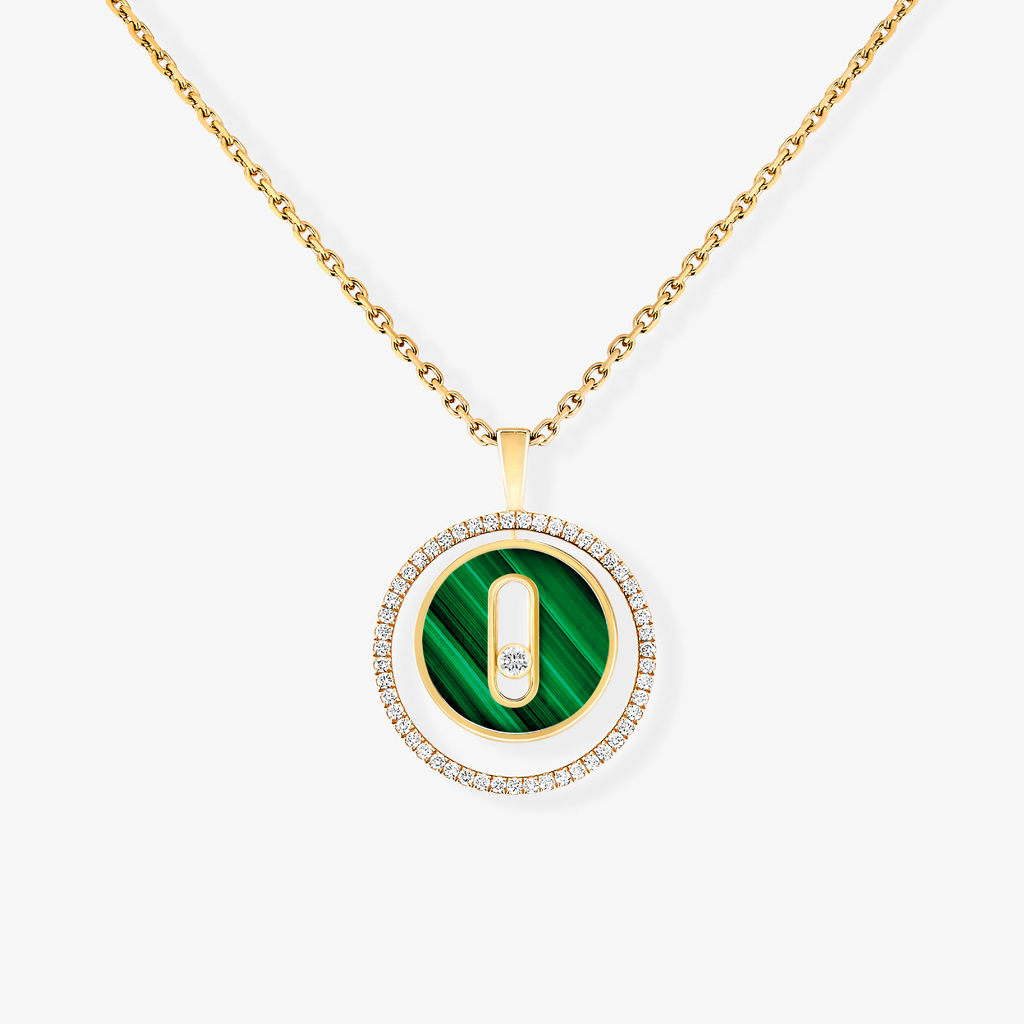 [Dream ]Dream MOVE 1 DIAMOND MALACHITE GOLD DIAMOND NECKLACE