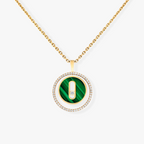 [Dream ]Dream MOVE 1 DIAMOND MALACHITE GOLD DIAMOND NECKLACE