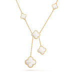 ¡®Dream¡¯CLOVER MOTHER OF PEARL NECKLACE 6 MOTIF