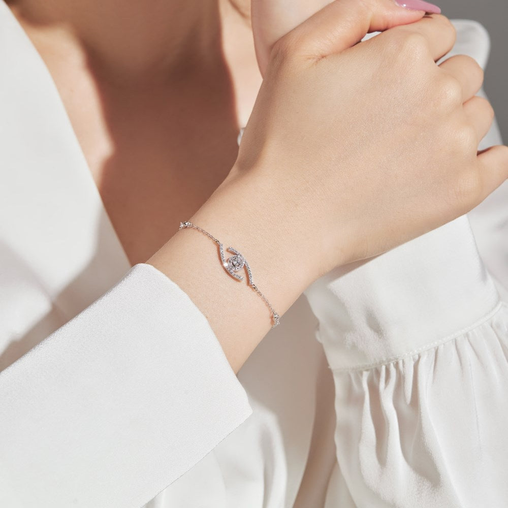 [Dream ]Dream Eye Pave-Set Diamond Bracelet