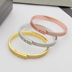 [Dream ]Move Noa Full Pav茅 Diamond Bangle Bracelet