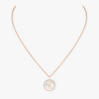 [Dream ]Dream MOVE 1 DIAMOND WHITE MOTHER OF PEARL PINK GOLD DIAMOND NECKLACE