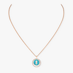 [Dream ]Dream MOVE 1 DIAMOND TURQUOISE PINK GOLD DIAMOND NECKLACE