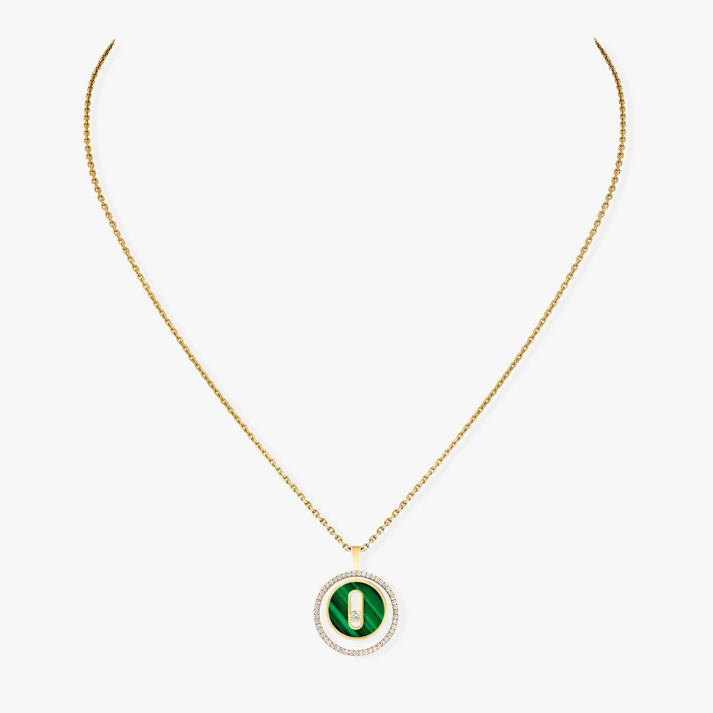 [Dream ]Dream MOVE 1 DIAMOND MALACHITE GOLD DIAMOND NECKLACE