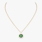 [Dream ]Dream MOVE 1 DIAMOND MALACHITE GOLD DIAMOND NECKLACE