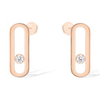 [Dream ]MOVE UNO SMALL 1 DIAMOND EARRINGS