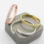 [Dream ]Move Noa Full Pav茅 Diamond Bangle Bracelet