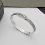 [Dream ]Move Noa Full Pav茅 Diamond Bangle Bracelet