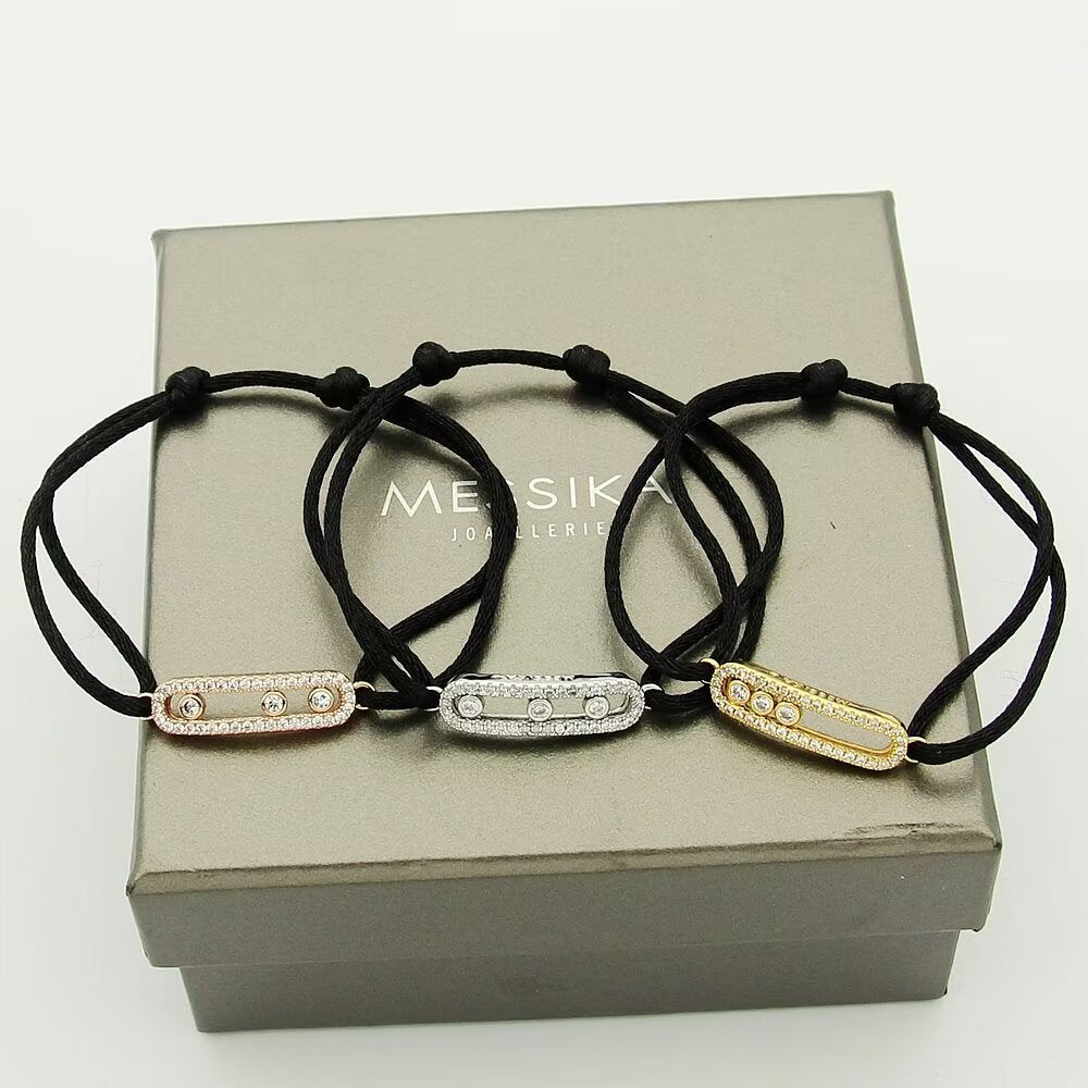 [Dream ]Messika Care(s) pink cord pav茅 bracelet