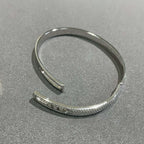 [Dream ]Move Noa Rose Gold Pav茅 Diamond Bangle Bracelet
