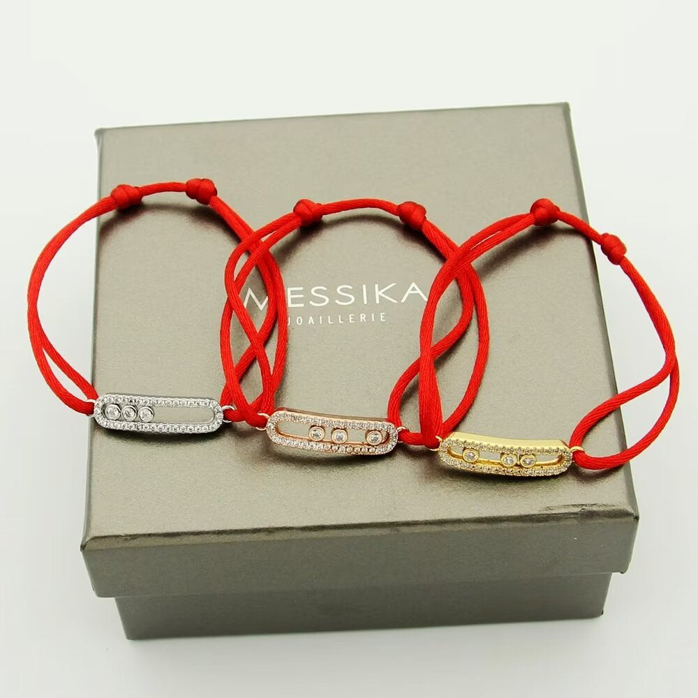 [Dream ]Messika Care(s) pink cord pav茅 bracelet