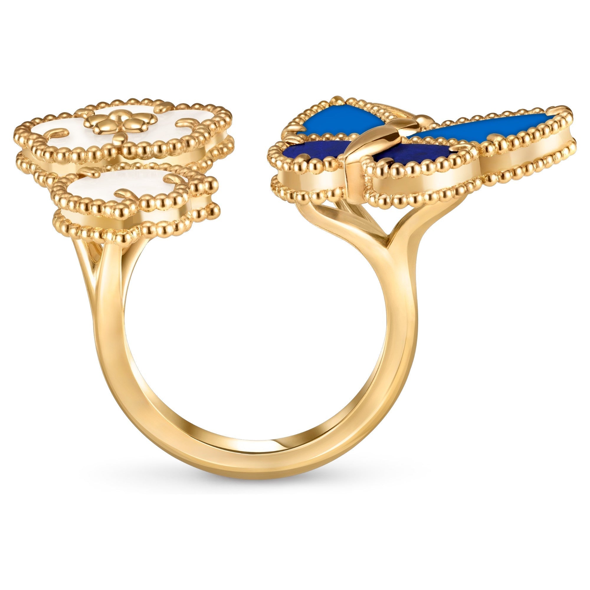 [Dream JURI]LUCKY SPRING BUTTERFLY OPEN-FACE RINGS