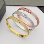 [Dream ]Move Noa Full Pav茅 Diamond Bangle Bracelet