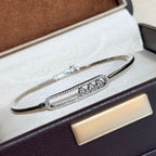 [Dream ]Move Pav茅 Diamond Bangle Bracelet M