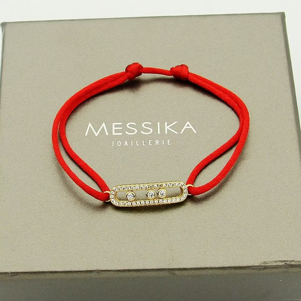 [Dream ]Messika Care(s) pink cord pav茅 bracelet