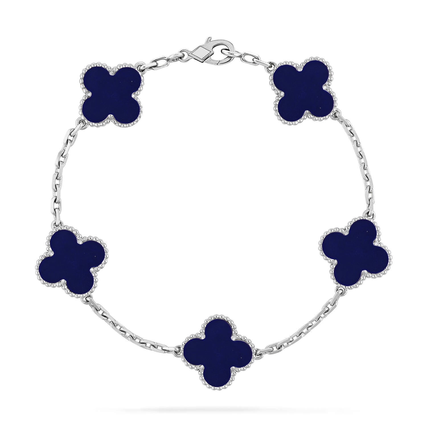 [Dream]New CLOVER 5 MOTIF LAPIS LAZULI BRACELET COLLECTION