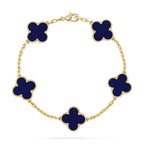 [Dream]New CLOVER 5 MOTIF LAPIS LAZULI BRACELET COLLECTION