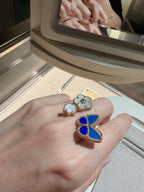 [Dream JURI]LUCKY SPRING BUTTERFLY OPEN-FACE RINGS