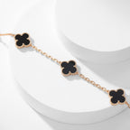 ¡®Dream¡¯CLOVER 10 MOTIFS ONYX NECKLACE