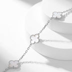 ¡®Dream¡¯CLOVER 10 MOTIFS WHITE MOTHER OF PEARL NECKLACE