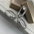 [Dream】NEW OBSIDIAN & DIAMOND SERPENT BRACELET