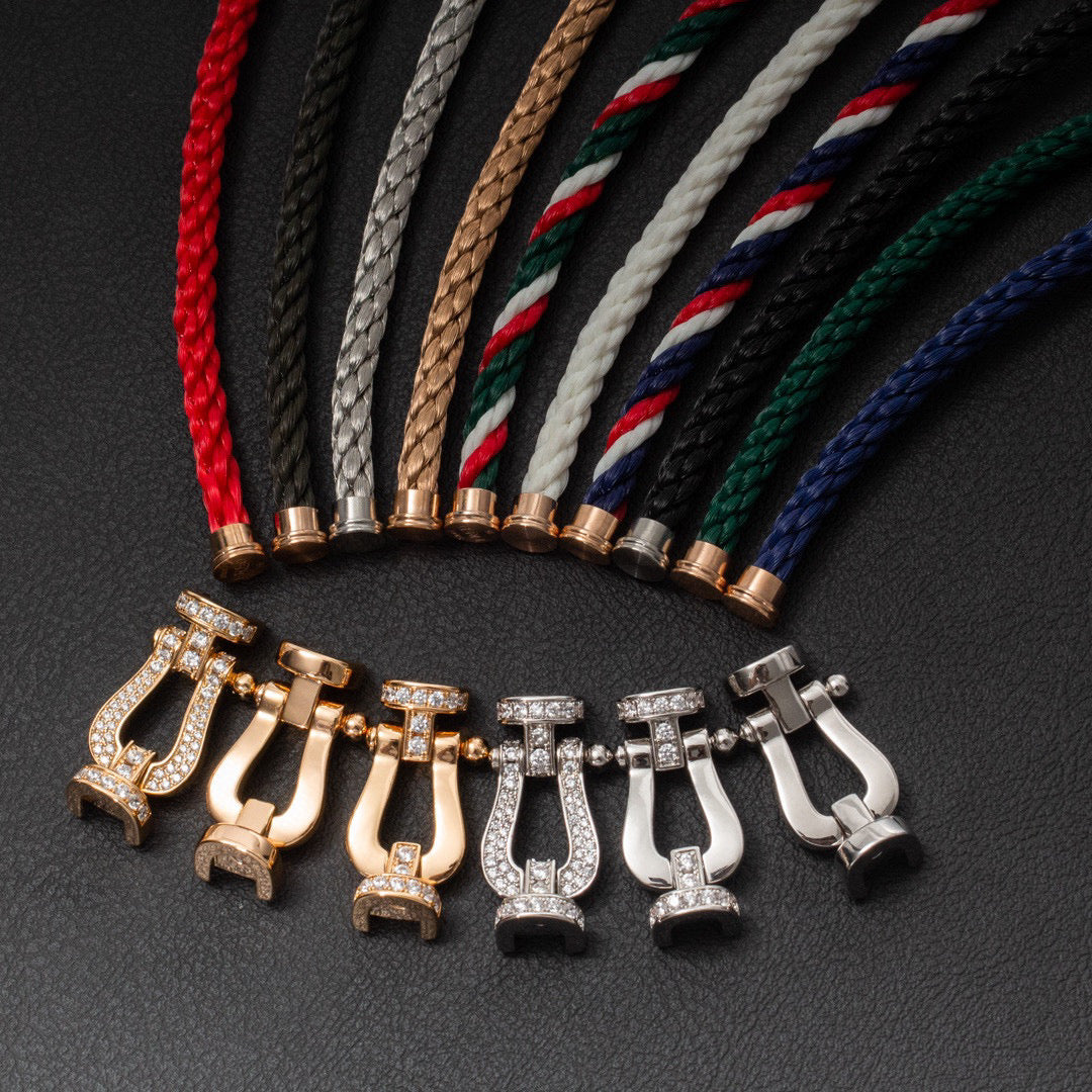 ¡®Dream¡¯FORCE LARGE HORSESHOE NO DIAMOND BRACELET ROSE GOLD