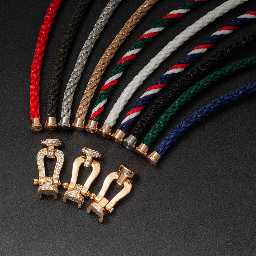 „Dream“-ARMBAND GROSSES HUFEISEN OHNE DIAMANT GOLD