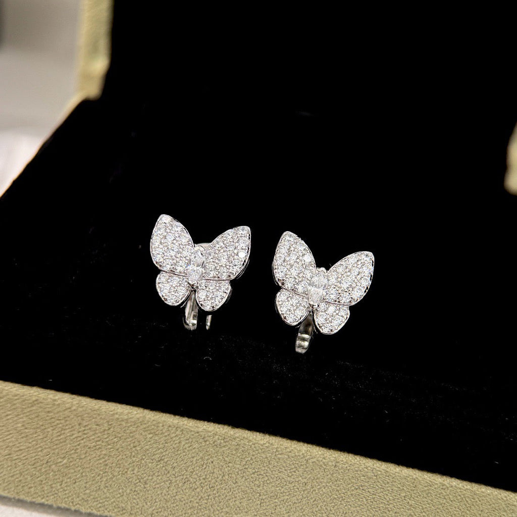 ¡®Dream¡¯BUTTERFLY ALL DIAMOND EARRINGS
