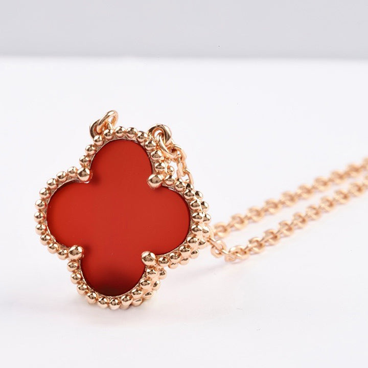 „Dream“ CLOVER 15MM KARNEOL EINZELNE BLUMENKETTE