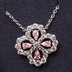 ¡®Dream¡¯LOOP NECKLACE FULL MOTIF DIAMOND 16MM MULTIPLE COLORS