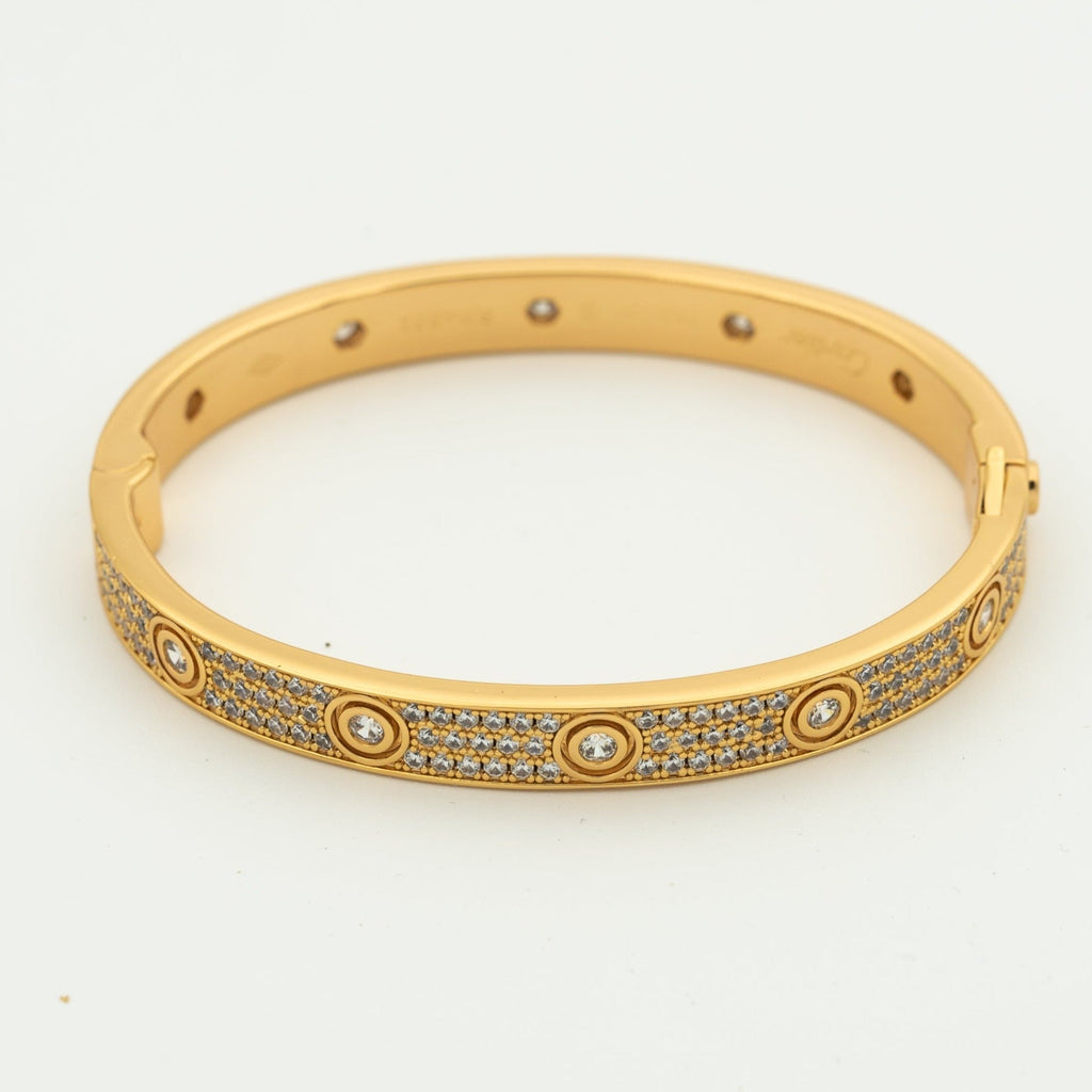 „Dream“ LOVE-Armband 6,1 mm, diamantenbesetzt, 10 große Diamanten