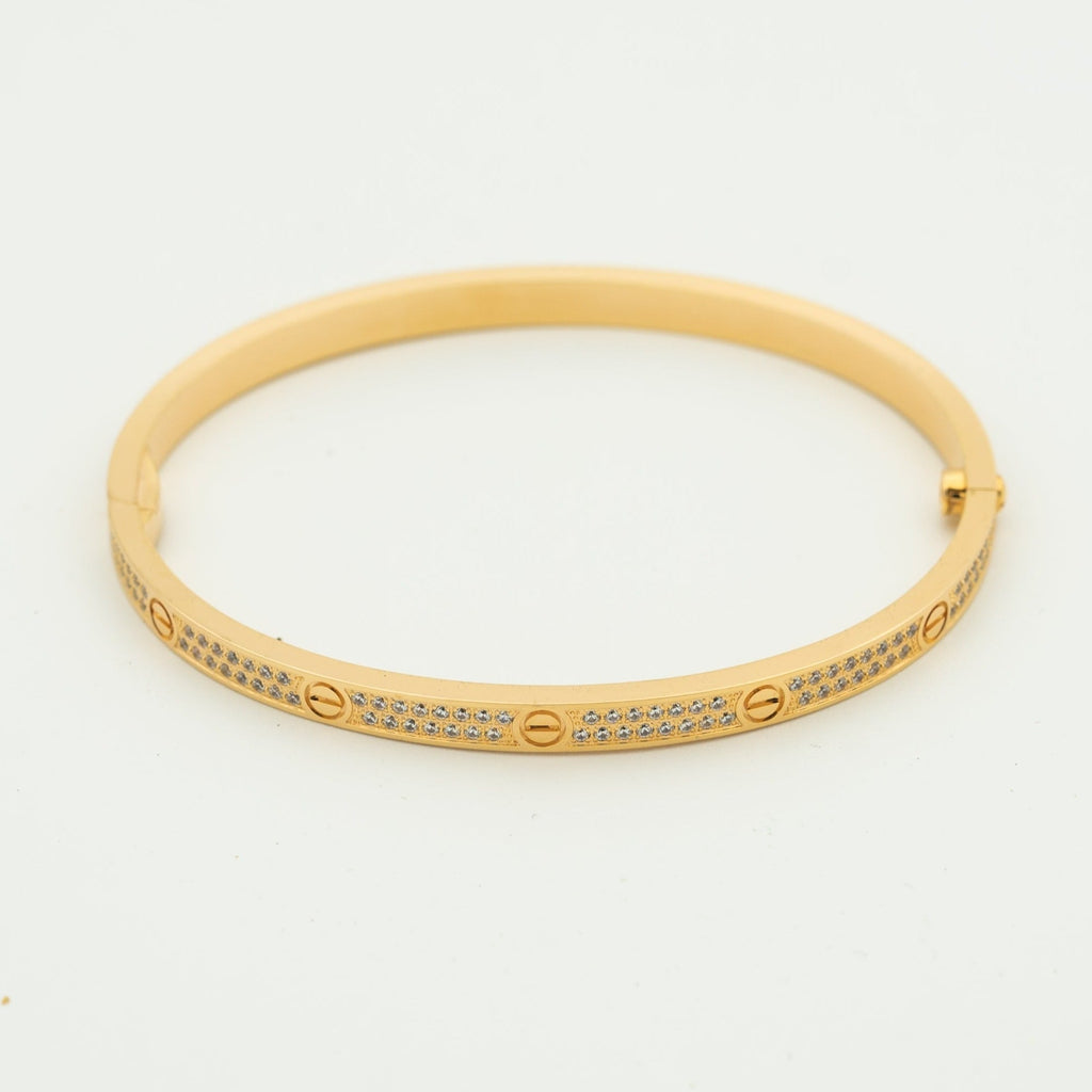 „Dream“-LOVE-Armband, 3,65 mm, mit Diamantbesatz