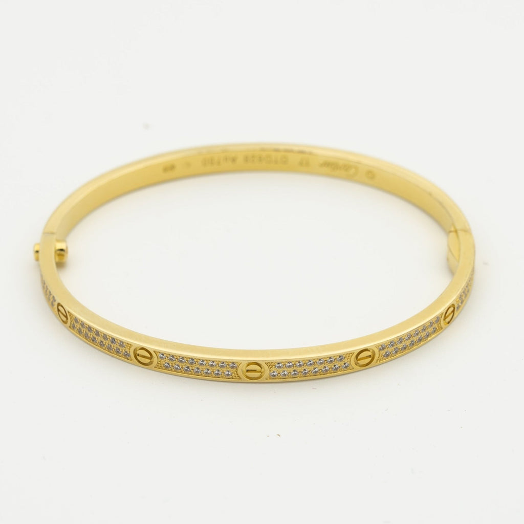 „Dream“-LOVE-Armband, 3,65 mm, mit Diamantbesatz