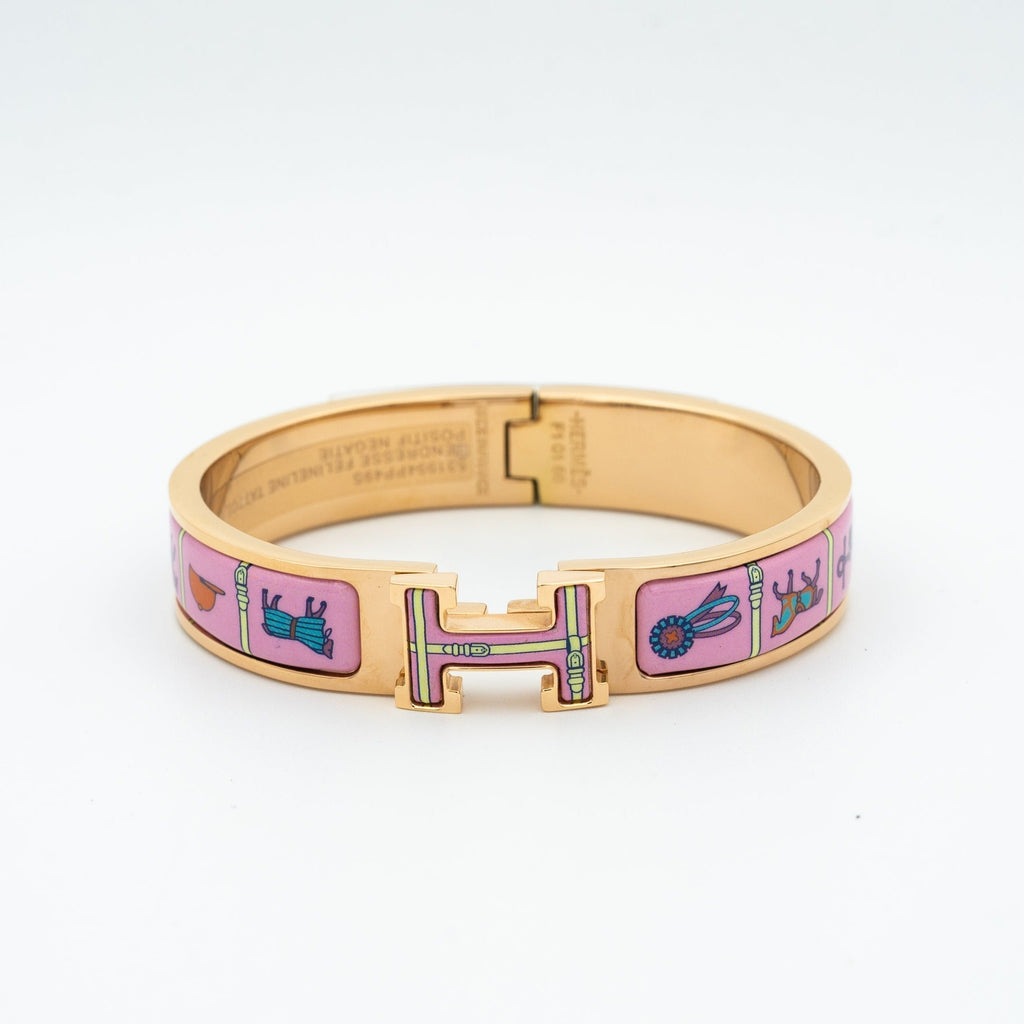 «Dream»-Armband in Roségold mit rosa Keramik