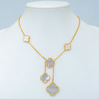 ¡®Dream¡¯CLOVER MOTHER OF PEARL NECKLACE 6 MOTIF