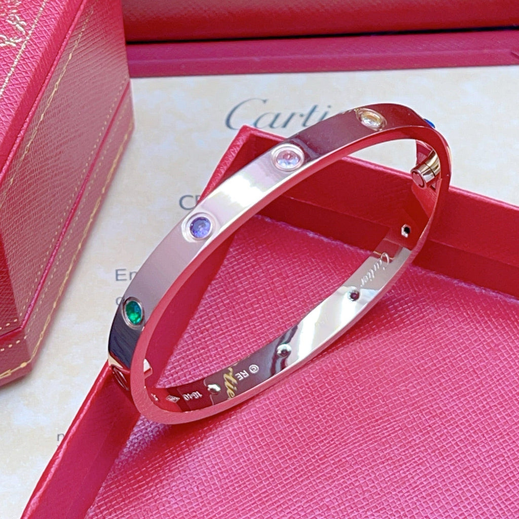 [Dream JURI]2026 RAINBOW LOVE BRACELET 6.1MM  10 DIAMONDS