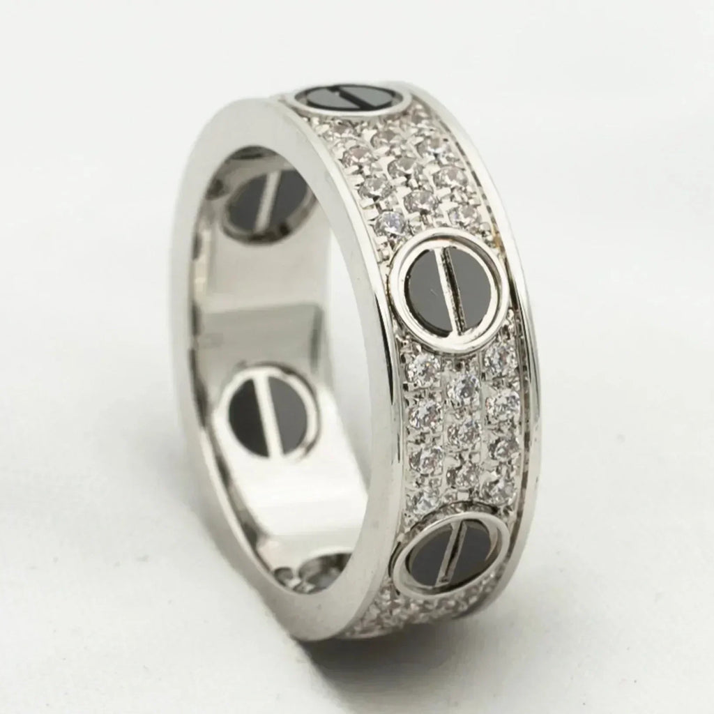 ¡®Dream¡¯LOVE RING 5.5MM DIAMANTEN BESETZT KERAMIK