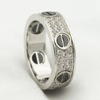 ¡®Dream¡¯LOVE RING 5.5MM DIAMANTEN BESETZT KERAMIK