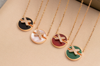 ¡®Dream¡¯JEUX DE PINK GOLD DIAMOND NECKLACE