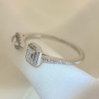 [Dream ]MY TWIN TOI & MOI SILVER DIAMOND RING