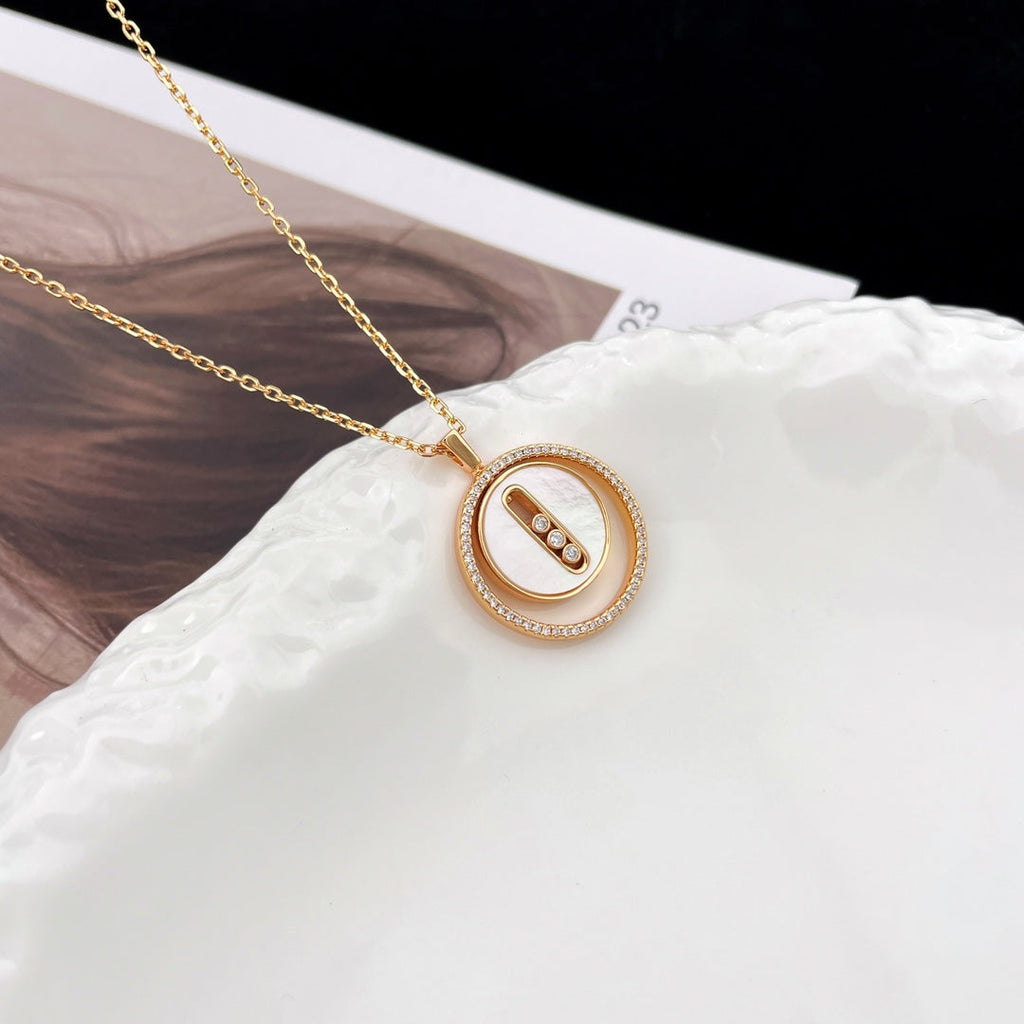 [Dream ]Dream MOVE MM NACRE BLANCHE DIAMOND NECKLACE