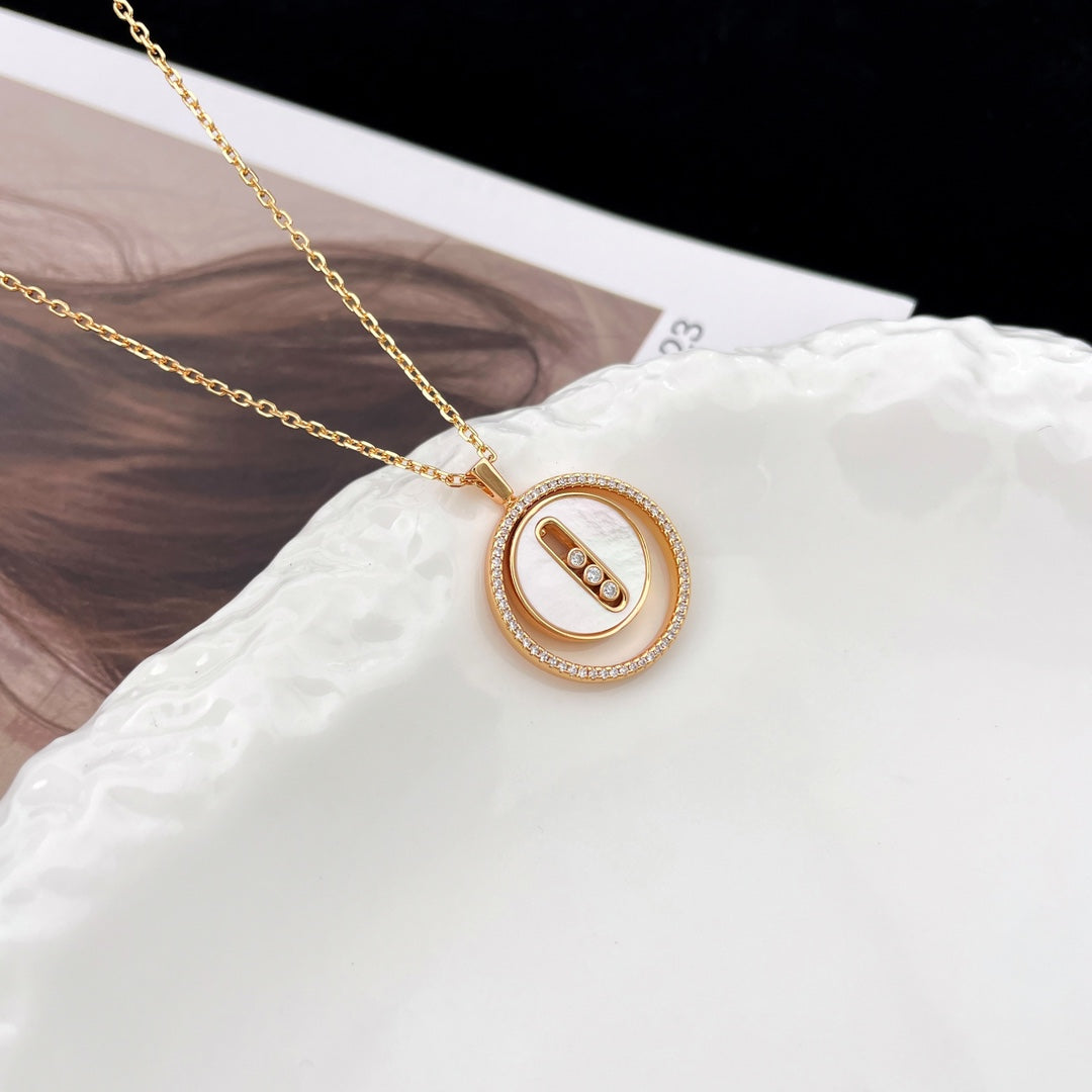 [Dream ]Dream MOVE MM NACRE BLANCHE DIAMOND NECKLACE