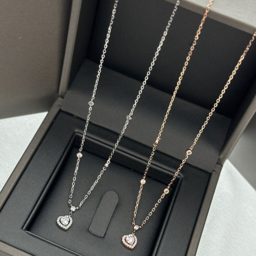[Dream ]JOY HEART DIAMOND NECKLACE