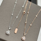 [Dream ]JOY HEART DIAMOND NECKLACE