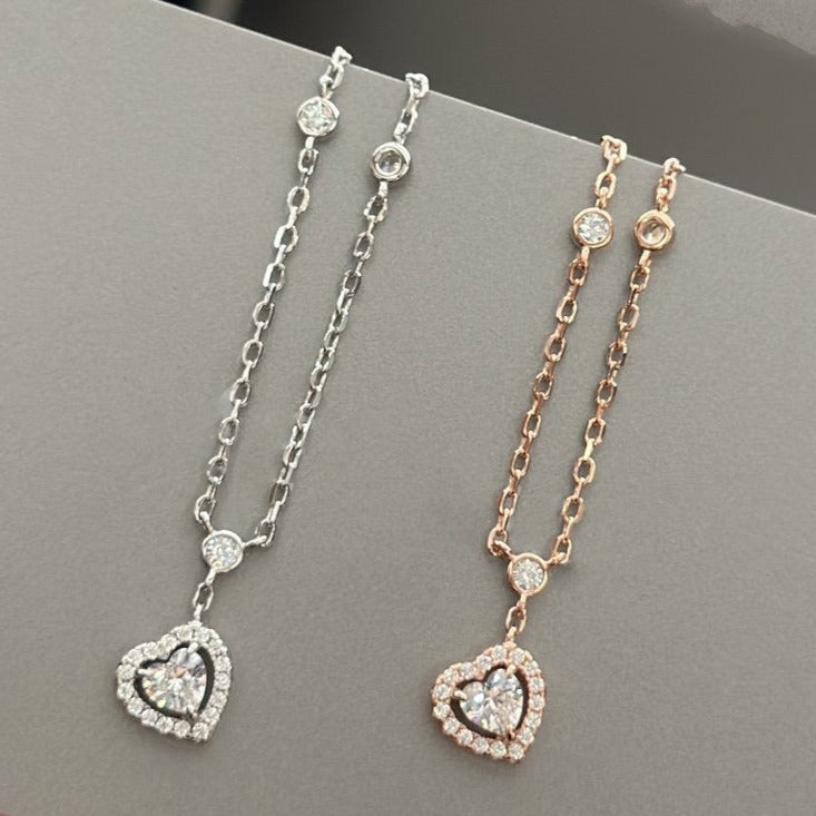 [Dream ]JOY HEART DIAMOND NECKLACE
