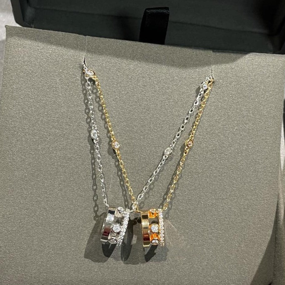 [Dream ]CHAIN MOVE ROMANE PEDAND NECKLACE