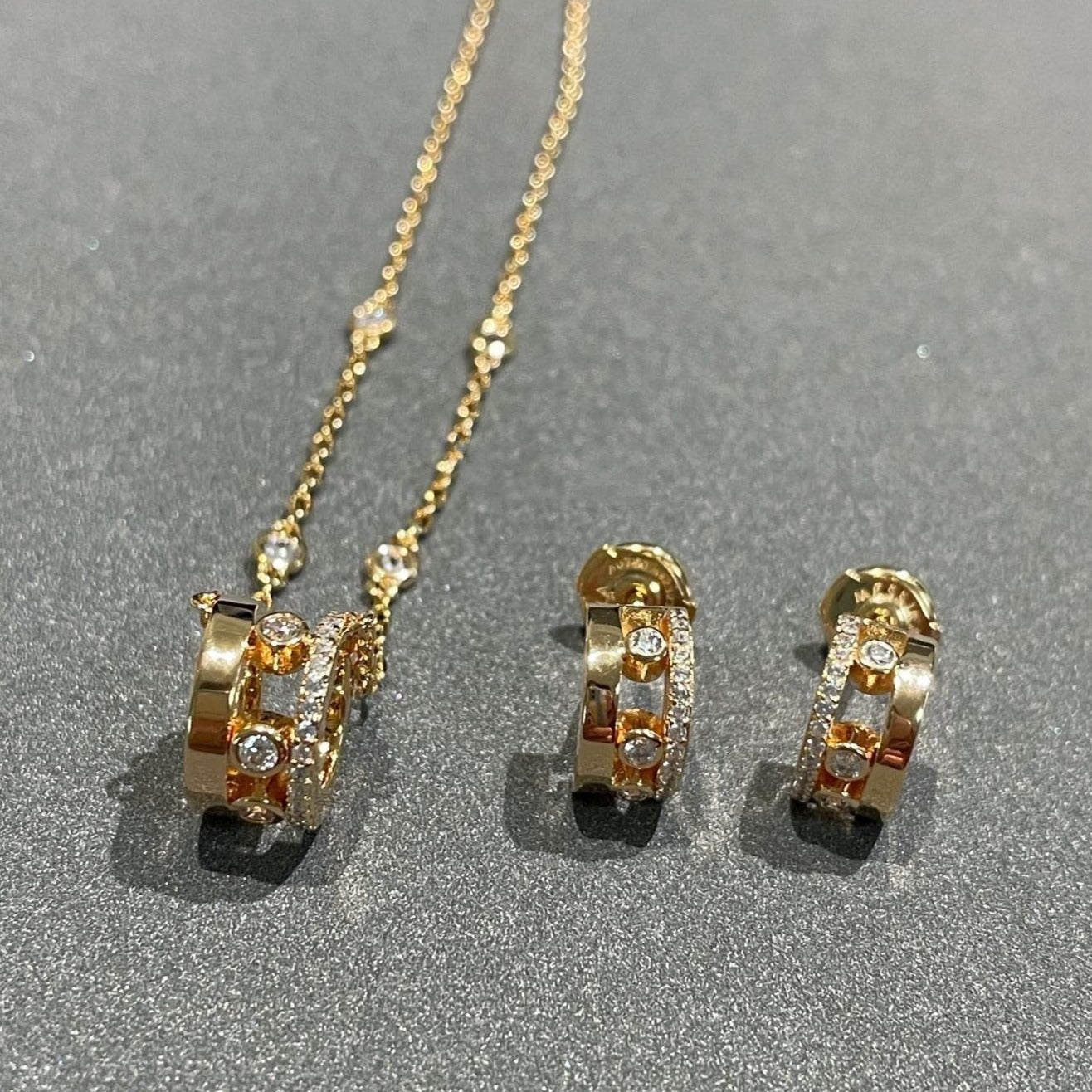 [Dream ]CHAIN MOVE ROMANE PEDAND NECKLACE