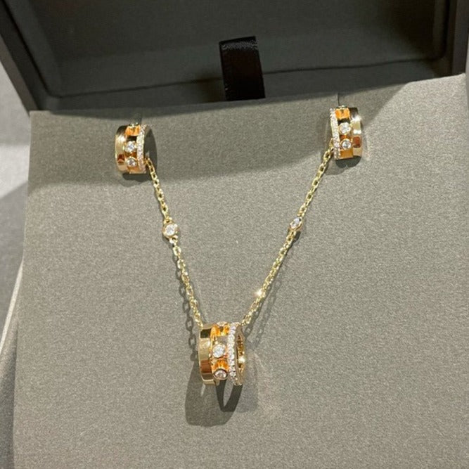 [Dream ]CHAIN MOVE ROMANE PEDAND NECKLACE