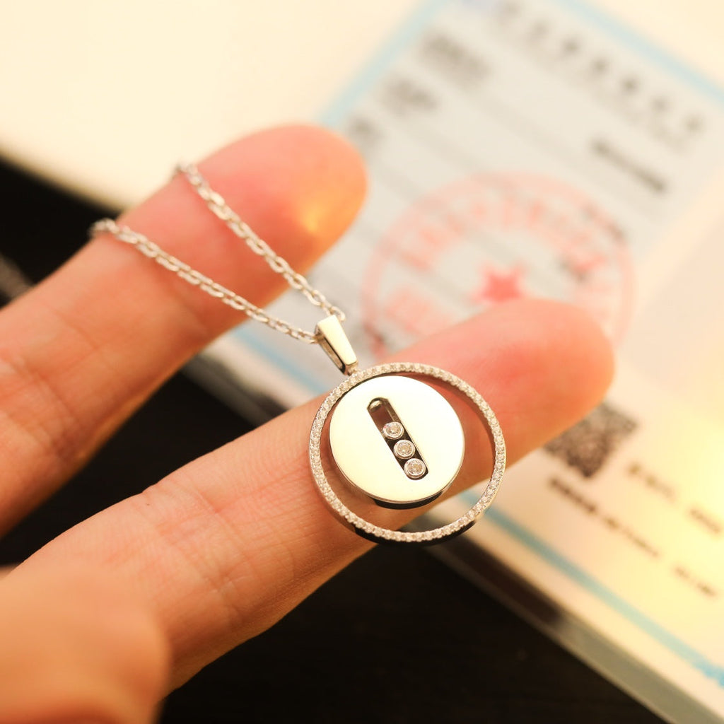 [Dream ]Dream MOVE MM SILVER DIAMOND NECKLACE