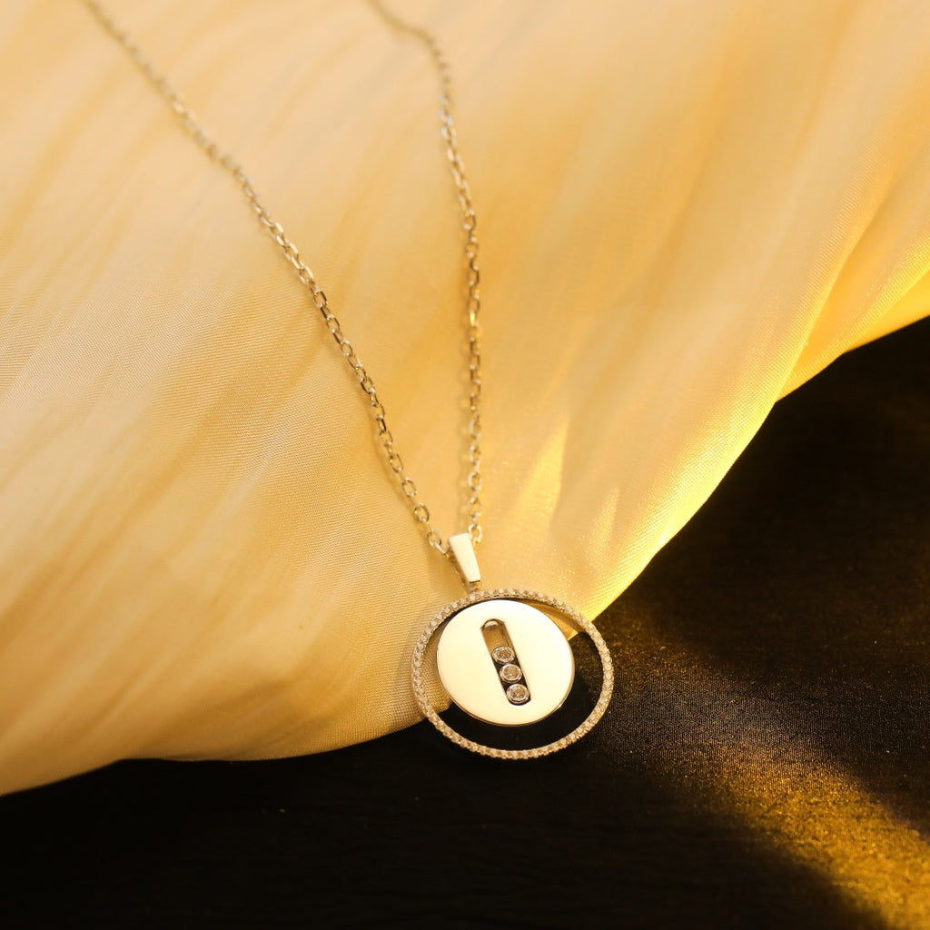[Dream ]Dream MOVE MM SILVER DIAMOND NECKLACE
